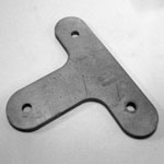 Laminated Aluminum Shims with special contour and smaill Bolt holes, close tolerance